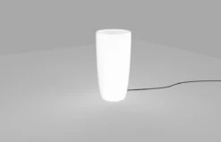 Nowodvorski FLOWERPOT M Beleuchteter Pflanzkübel Weiß