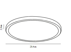 LED Deckenlampe Holzfarben Nordlux Oja 29 IP20 1600lm 2700K Stepdimmer – Bild 6