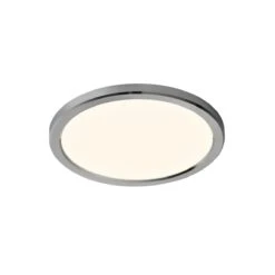 LED Deckenlampe Chrom Nordlux Oja 29 IP54 1600lm 3000/4000K Stepdimmer