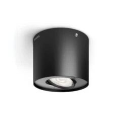 Philips MyLiving LED Spot 1flg. Phase 533003016, 500lm, Schwarz