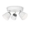 Philips MyLiving LED Spot Dender 3flg. 533433116, 990lm, Weiss