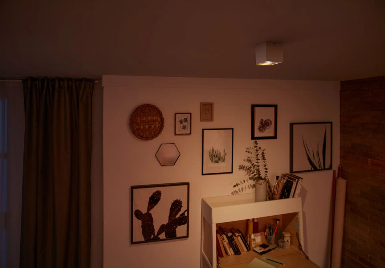 Philips Box Moderne LED Aufbauleuchte Weiß 1-flg. Einzelspot 10,3x10,3x10cm – Bild 2