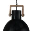 Hochwertige Vintage Hängelampe Aus Holz U. Metall Schwarz PR Home Ashby 39cm E27 Dimmbar