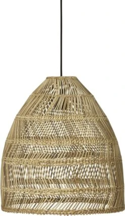 Hängelampe Natur Beige Rattan PR Home Maja Outdoor IP44 45cm E27 2,5m Mit Stecker