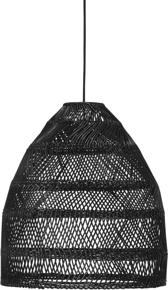 Hängelampe Schwarz Rattan PR Home Maja Outdoor IP44 36cm E27 2,5m Mit Stecker