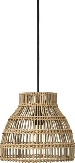 Hängeleuchte Weidenkorb Beige Natur PR Home Sarah Outdoor IP44 E27 27cm Mit Stecker