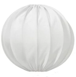 Textil Lampenschirm Für Außen Und Innen Weiß PR Home Alva 40cm Für E27 Fassung