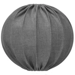 Textil Lampenschirm Für Außen Und Innen Anthrazit PR Home Alva 30cm Für E27 Fassung
