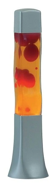 Rabalux Marshal Lavalampe 1x E14 Rot, Gelb, Silber