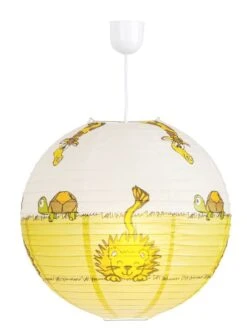 Rabalux Leon Reispapierschirm Bunt