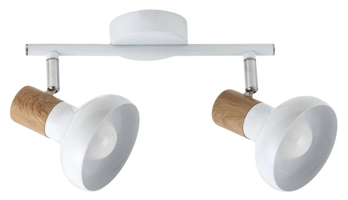 Rabalux Holly Deckenstrahler Weiß, Buche 2xE14 Dimmbar – Bild 2