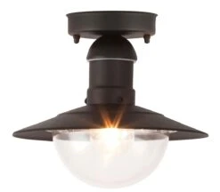 Rabalux Oslo Außen Deckenleuchte 1x E27 Schwarz