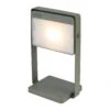 Nordlux Mobile LED Solar Tischlampe Saulio To Go Olivgruen IP44 3000K Dimmbar