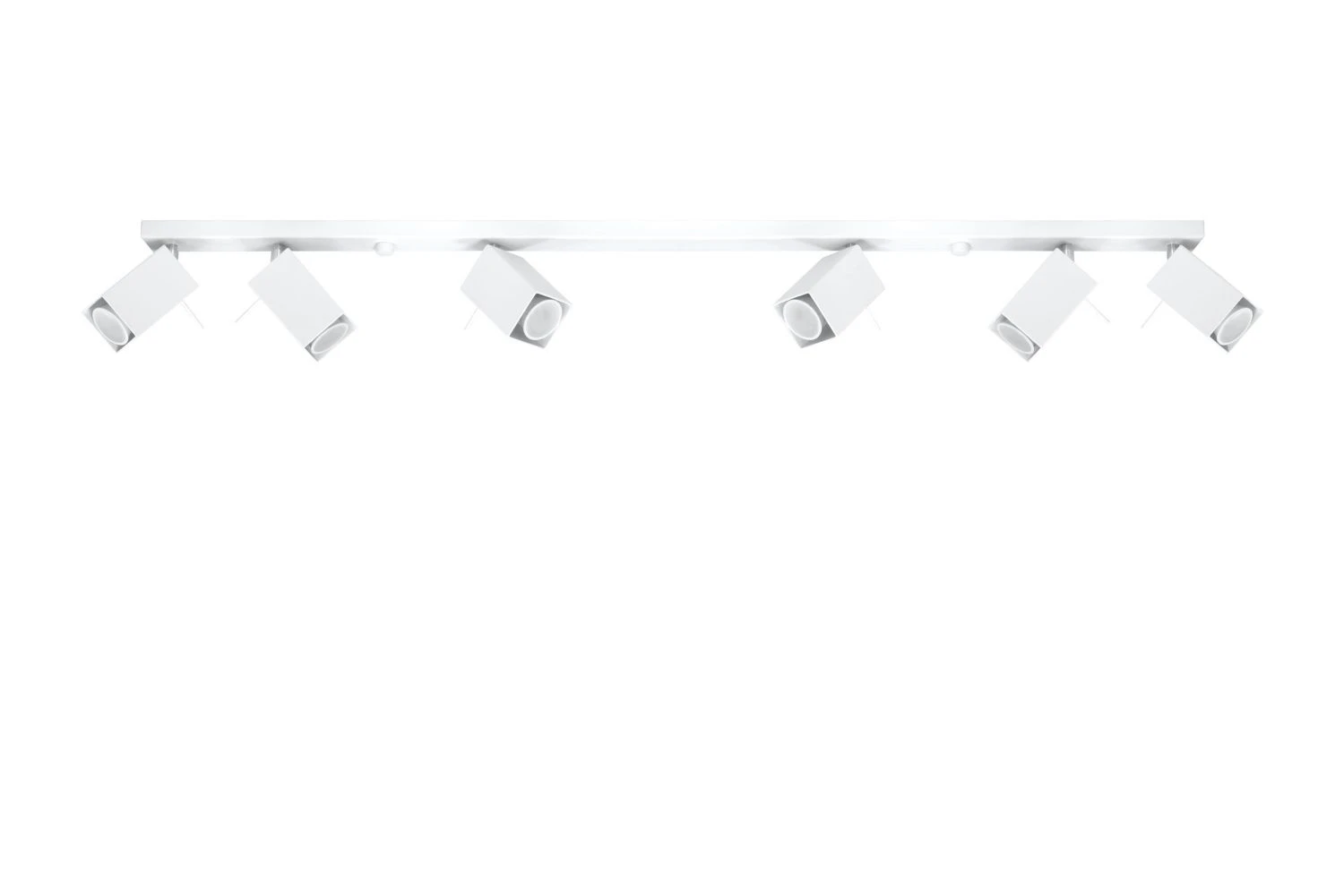 Sollux MERIDA Moderner Deckenstrahler Weiss 120cm 6-flg. GU10