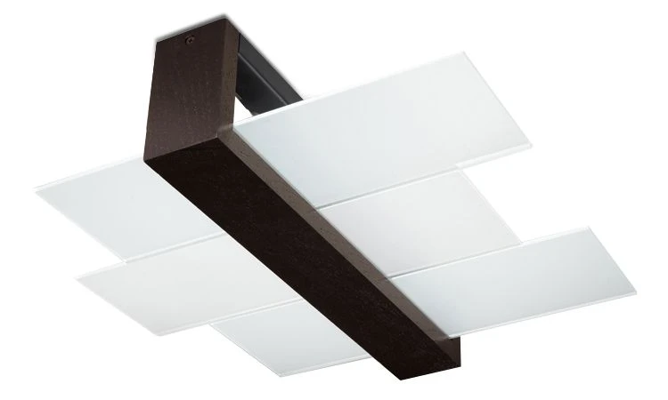 Sollux FENIKS Moderne Deckenlampe Wenge 2-flg. E27