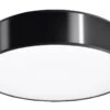 Sollux ARENA Moderne Deckenlampe Rund Schwarz 3-flg. E27