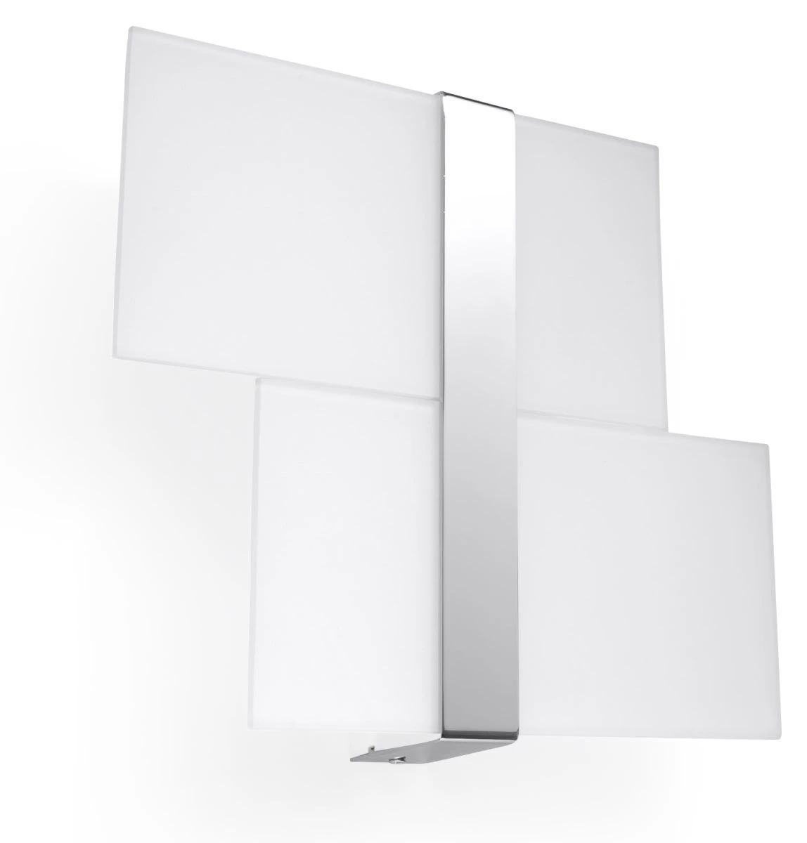 Sollux MASSIMO Moderne Wandleuchte Weiss, Chrom 2-flg. G9