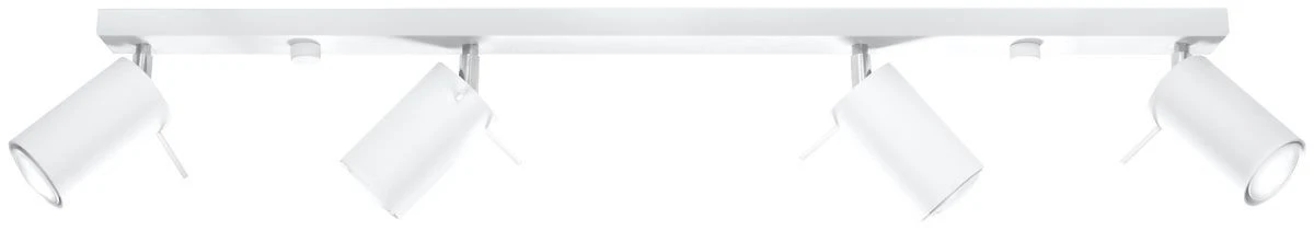 Sollux RING Moderner Deckenstrahler Weiss Länglich 4-flg. GU10