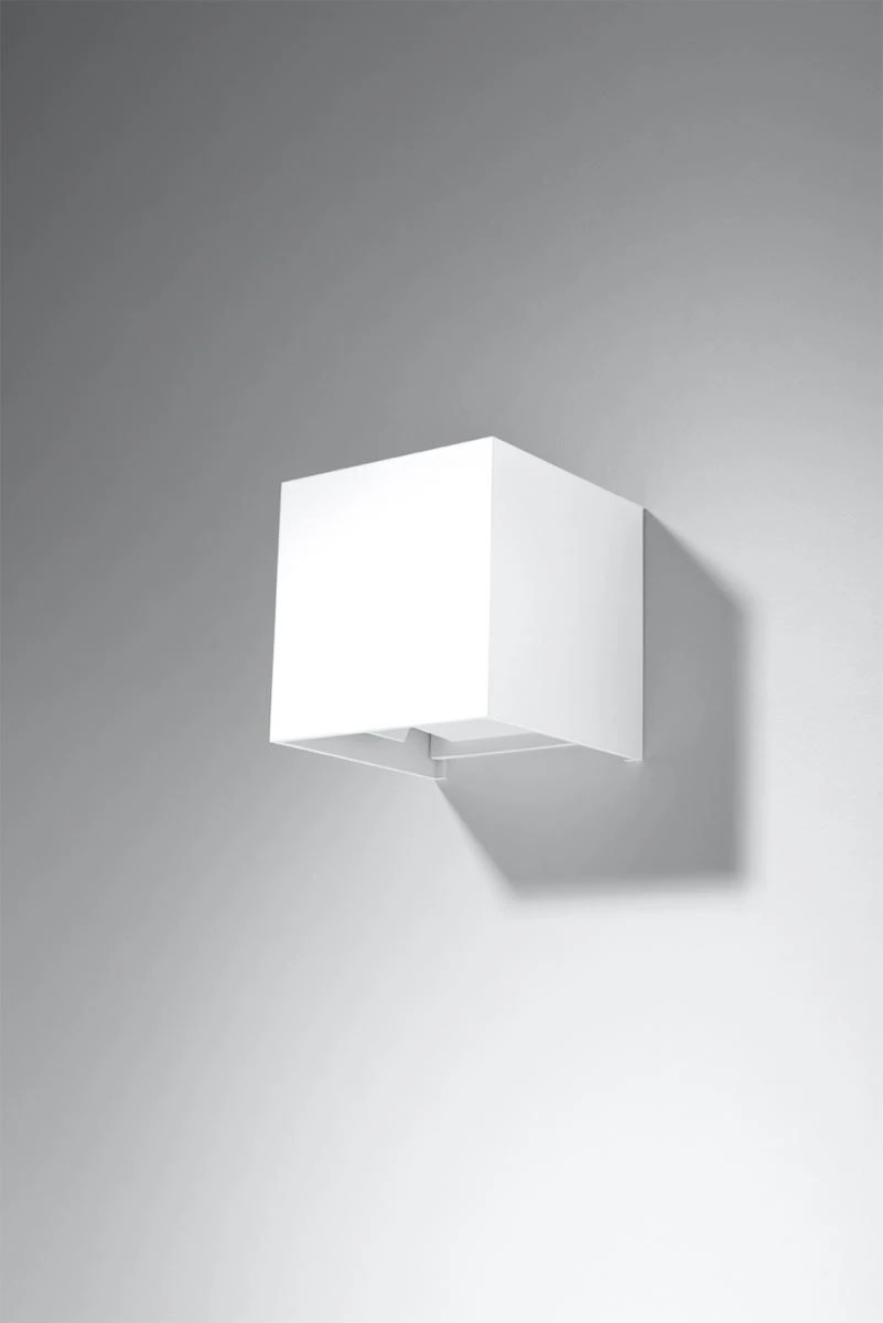 Sollux Luca LED Wandaußenlampe Weiß 3000K IP54 10x10x10cm – Bild 12