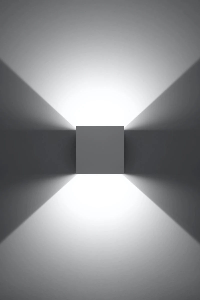 Sollux Luca LED Wandaußenlampe Weiß 3000K IP54 10x10x10cm – Bild 11