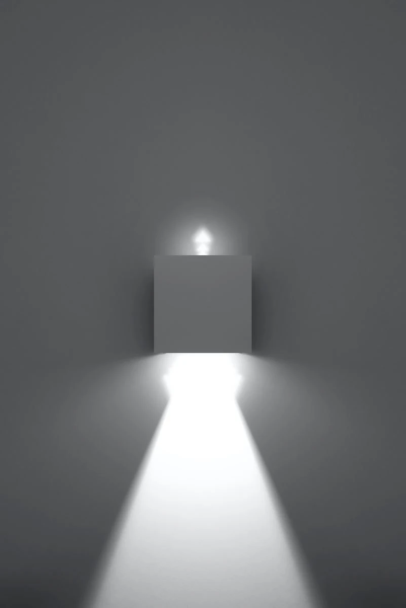 Sollux Luca LED Wandaußenlampe Weiß 3000K IP54 10x10x10cm – Bild 8