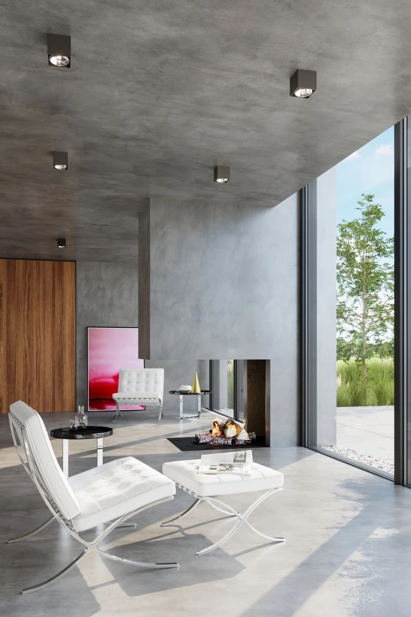 Sollux Blake Aufbauleuchte Schwarz GU10 Dimmbar 12x12x11cm – Bild 4