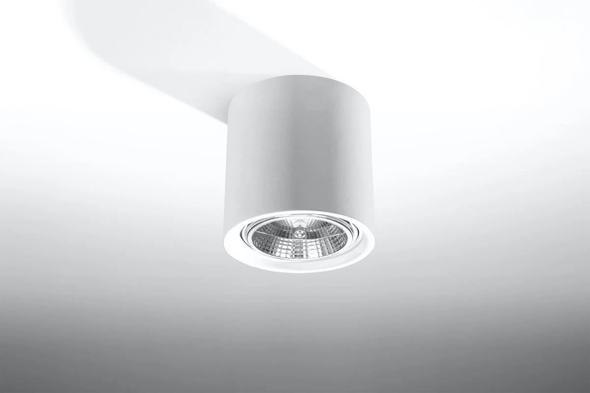 Sollux Kalu Aufbauleuchte Weiß GU10 Dimmbar 14,5x14,5x14cm – Bild 8