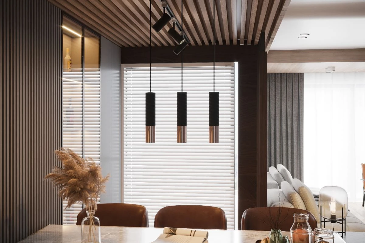 Sollux Loopez Aufbauleuchte Schwarz, Kupfer GU10 Dimmbar 6x6x29cm – Bild 2