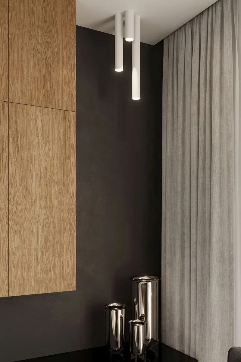 Sollux Lagos 20 Aufbauleuchte Weiß GU10 Dimmbar 6x6x20cm