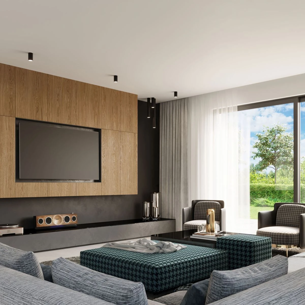 Sollux Lagos 60 Aufbauleuchte Schwarz GU10 Dimmbar 6x6x60cm – Bild 4