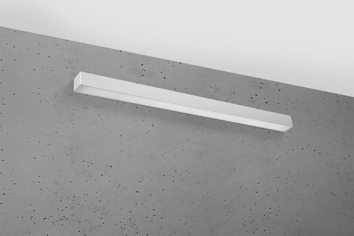 Thoro Pinne 90 LED Wandlampe Grau 4600lm 3000K 90x6x6cm – Bild 6